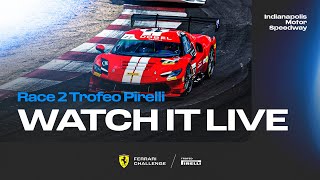 Ferrari Challenge North America  Indianapolis Race 2  Trofeo Pirelli [upl. by Robaina]