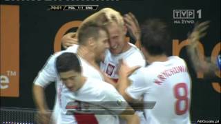 Polska 11 Anglia  Glik  Poland 11 England  Glik 17102012 [upl. by Assirahc]