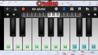 CradelesEasyPianoTutorial  rkmusic [upl. by Oizirbaf]