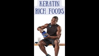 Keratin Rich Foods For Bodybuilding keratin health shorts [upl. by Namhcan]