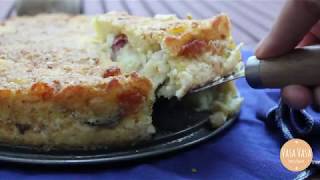 Gateau di patate con funghi speck e scamorza  Ricetta [upl. by Releehw]