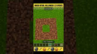 Helloween dange ritual in Minecraft  horrible must try in Minecraft  shorts viral viralshort [upl. by Oirobil216]