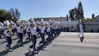 The Eleanor Roosevelt High School Mustang Band at the 2024 Placentia Heritage Band Review [upl. by Deidre]