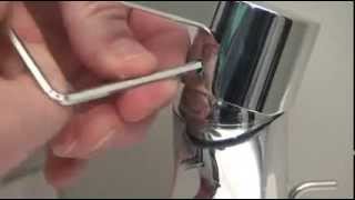 Hansgrohe Technical Tip How to exchange a ceramic cartridge [upl. by Ibbor]