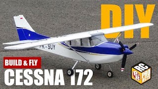 Cessna 172 RC Plane  DIY Build and Fly [upl. by Converse]