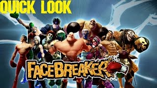 FaceBreaker  Quick Look Xbox 360 [upl. by Martelli]