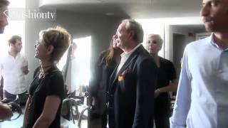 Roccobarocco Spring Summer 2014 BACKSTAGE Milan Mens Fashion Week FashionTV [upl. by Ydahs566]