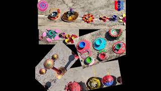 Rangoli and Diya making Competition at Kolping Convent Hr Sec School Kanasiya [upl. by Eissert]