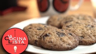 DELICIOSAS GALLETAS DE CHOCOLATE VEGANAS  Fáciles y saludables [upl. by Lorac]