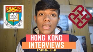 HONG KONG UNIVERSITY INTERVIEWS HKU AND HKPU [upl. by Inafit]