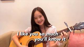 I Like You So Much You’ll Know It  Ysabelle Cuevaz  Nadine Abigail Acoustic Cover [upl. by Iarahs304]