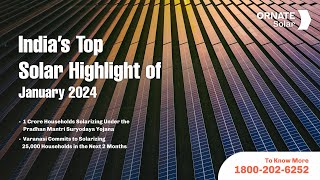 January 2024 Solar Highlights  An Eventful Month for the Indian Solar Industry [upl. by Urdna]