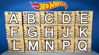 Unboxing 2023 Hot Wheels ABCDEFGHJKLMNPQ Case Compilation [upl. by Lamek647]