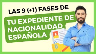 Las 9 1 Fases de Tu Expediente de Nacionalidad Española 🇪🇸 [upl. by Leanora]