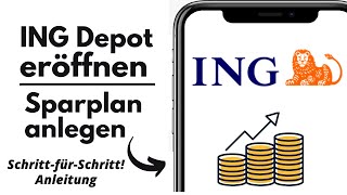 ING Depot eröffnen amp ING ETF Sparplan anlegen 2024 [upl. by Aneda]