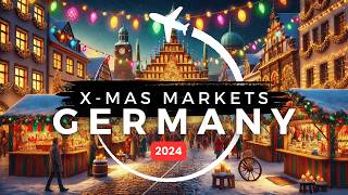 TOP 10 CHRISTMAS MARKETS in Germany 2024 [upl. by Tonneson]