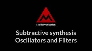 MSoundFactory 07  Subtractive synthesis [upl. by Pillihp]