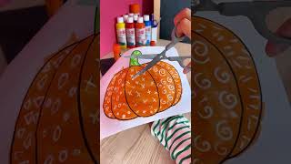 Citrouille drawing gum activitemanuelle halloween diy drawing [upl. by Pearson]