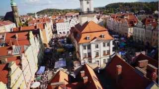 Jelenia GóraHirschberg im Riesengebirge  die deutsche Version von einem Werbevideodivx [upl. by Cardon]