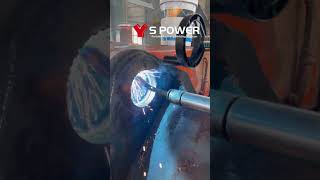 automatic bore welding repair work S POWER boringmachine automobile [upl. by Ardnic]