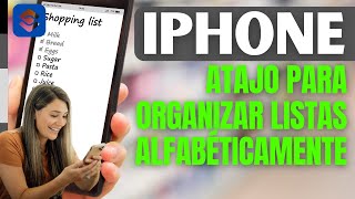 ATAJO en tu iPhone para organizar listas de forma alfabética [upl. by Survance107]