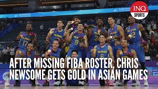 After missing Fiba roster Chris Newsome gets gold in Asian Games [upl. by Samara]