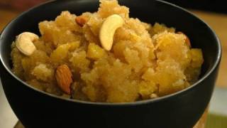 Pineapple Sheera Indian Dessert [upl. by Howlond]