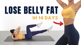 LOSE BELLY FAT in 14 Days  Get a Flat Stomach Burn Belly Fat🔥10 MIN Abs Workout [upl. by Annaxor]