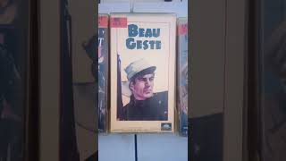 VHS tapes White Heat Beau Geste Up Periscope Hollywood Video Store 1980s 1990s hollywoodvideo [upl. by Uzial]