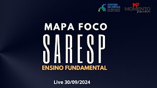 Mapa Foco SARESP do Ensino Fundamental ‐ Live CMSP 30092024 [upl. by Aihtniroc585]