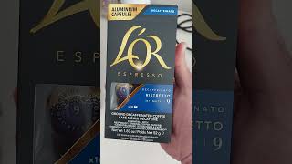 LOR Ristretto Decaf Intensity 9  Nespresso Compatible Capsule [upl. by Flip]