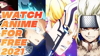 Top 5 Free anime sites 2021 freeanimesites anime watchanime AOT MHA BORUTO BC JJK 7SD [upl. by Itnahs]