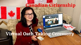 Latest Canada Citizenship Online Oath Taking Ceremony Nov 15 2022 [upl. by Melvin862]