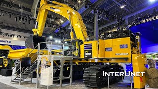 Komatsu PC900LC New Large Excavator on display at 2023 CONEXPO [upl. by Nedrud]