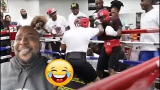 Wow Devin Haney Dominated Tank Davis In Real Sparring Footage [upl. by Ijneb574]