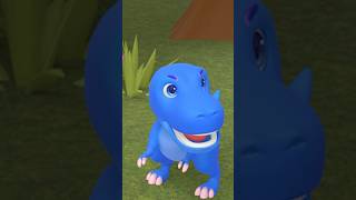 Five Little Dinosaurs Learn Numbers shorts educational cartoonvideos [upl. by Bashemeth]