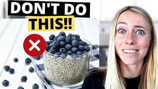 3 Chia Pudding Mistakes That Are Causing You To GAIN Weight [upl. by Nuhsyar503]