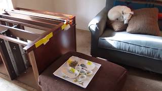 PART 2 of 3 Martha Stewart Living quotFlatfile Cabinetquot assembly [upl. by Namaan602]