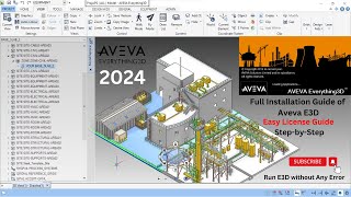 How to install AVEVA E3D 2024  Full Installation Guide without any error 3d e3d aveva install [upl. by Gaves]