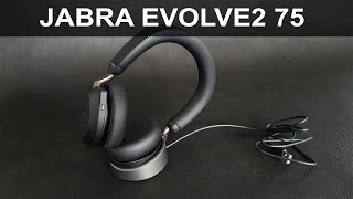 Jabra Evolve2 75  słuchawki do pracy zdalnej [upl. by Botnick]