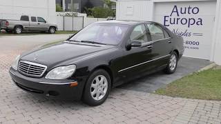 SOLD The W220 Like the 2001 Mercedes Benz S 430 was an answer to the over engineered W140 SOLD [upl. by Ecirtnuahs]