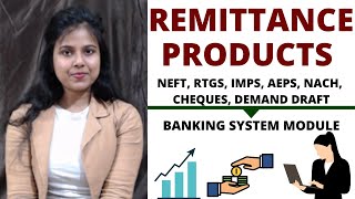 Remittance Products In Banking [upl. by Oad]