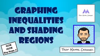 Graphing Inequalities and Shading Regions Tutorial and Task That Maths Channel [upl. by Mighell]