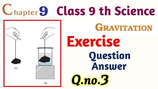 Gravitation Class 9 th Science Chapter 9 Exercise Qno 3 [upl. by Giovanna]