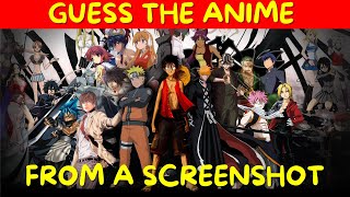 Can You Guess the Anime from a Screenshot  Ultimate Anime Quiz Challenge [upl. by Atinehc]