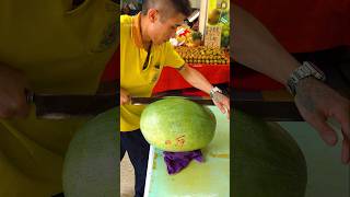 신기한 대만 대왕 수박  Giant Fruit Amazing Taiwanese Giant Watermelon  Taiwanese Street Food [upl. by Ellehcear]