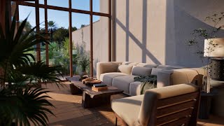 4 Bed Wabi Sabi Tropical Courtuard House Design [upl. by Norred]