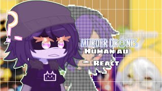 MD react human au​⁠​⁠​⁠CXSMICSTUDIOS Lxvv0 GabbitArt murderdronesseason2 read description [upl. by Annayak106]