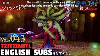 Shin Megami Tensei 5 Vengeance  Tzitzimitl Vol043 ENGLISH SUBS [upl. by Lydon]