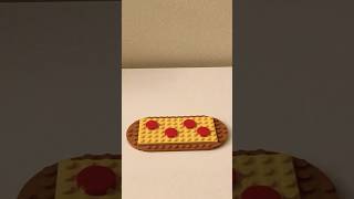 Flatbread Pizza SO SATISFYING legostopmotion satisfying youtubeshorts pizza legocooking [upl. by Enatan]